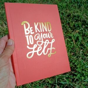 PRETTY 100 page journal / notebook / diary w inspirational quote, back-to-school